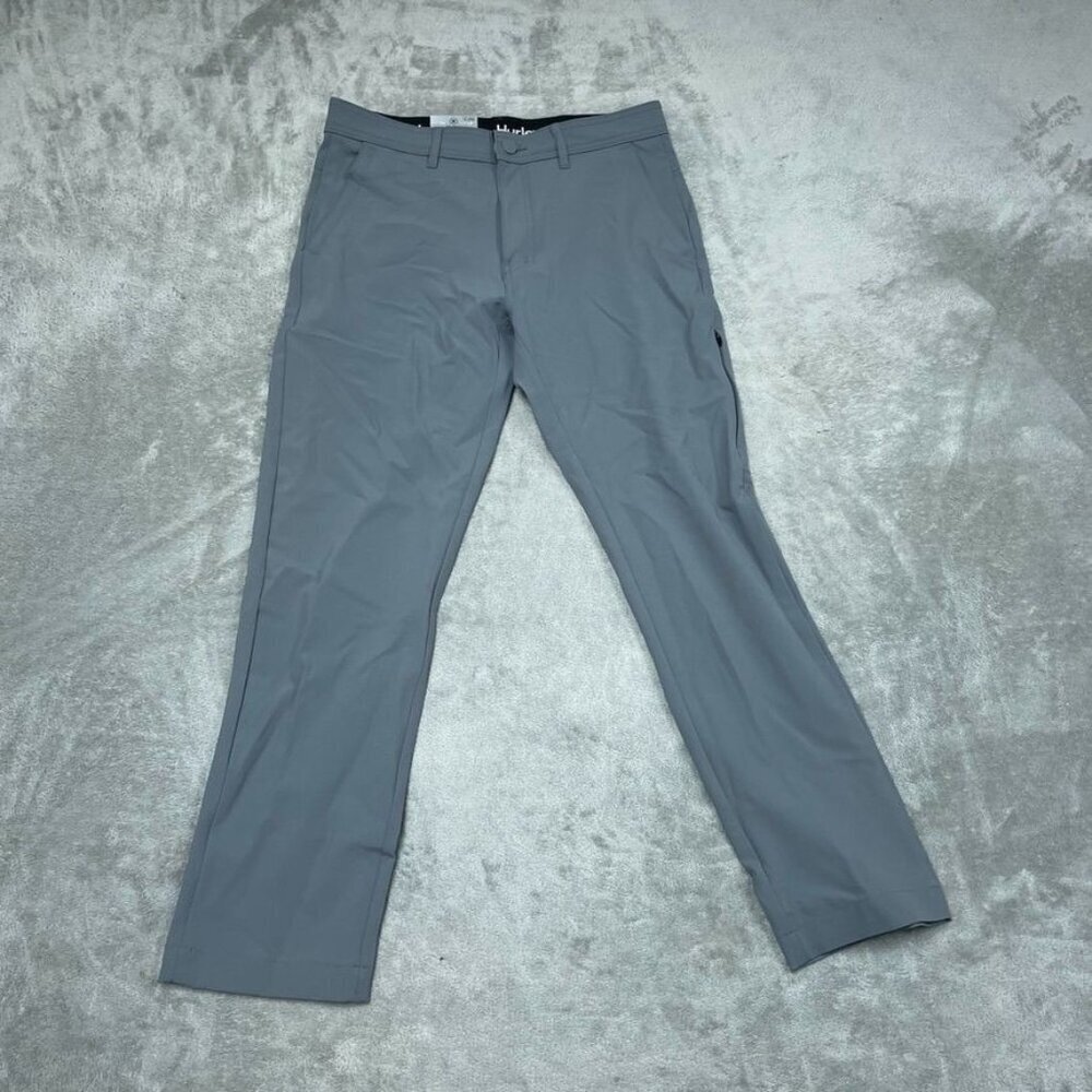 Hurley Mens Gray Pants Size 30x30 Modern Fit Stretch Material a0098